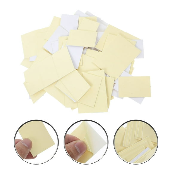 ROSENICE 100Pcs Heavy Duty Double Sided Tape Mounting Strong Adhesion for Household Use 40mm*60mm
