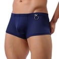 thumbnail image 2 of Men's Boxer Briefs Underwear Men Underwear for Men Briefs Fashion for with Pouch Shapeless Mens Linen per Proof BU1 L, 2 of 8