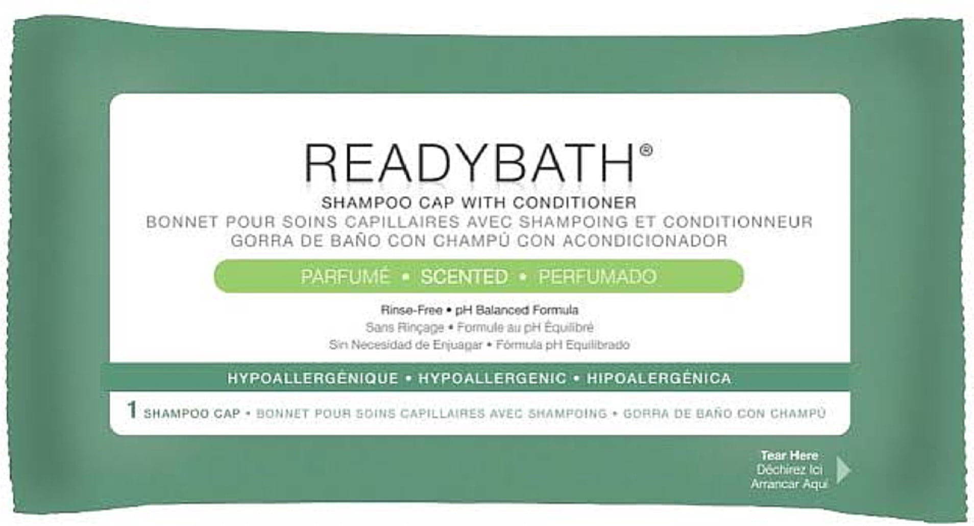 readybath shampoo cap