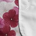 thumbnail image 4 of Floral Microwave Oven Cover, Rhythmic Spring Awakening Blossoming Common Mallow Flowers Illustration, Water Resistant Organizer with Pockets for Kitchen, 36" x 12", Pink Raspberry White, by Ambesonne, 4 of 4