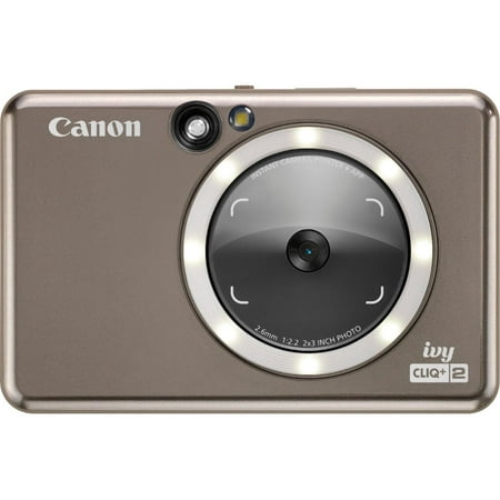 Canon - Ivy CLIQ+2 Instant Film Camera - Metallic Mocha