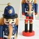 thumbnail image 5 of 6 Piezas Marioneta de Cascanueces de Madera Elegante Regalo Escena Diseño Accesorios Vacaciones Navidad Ornamento Tradicional 35cm Estatua Escul Yotijar Figurita de Cascanueces, 5 of 8