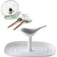 thumbnail image 1 of Reposacucharas y soporte para tapa de olla, almohadilla de goteo para múltiples utensilios, soporte de tapa de olla para cucharas, tapas, espátula, pinzas Xemadio WMZL-751-3, 1 of 5