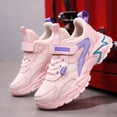 thumbnail image 4 of enyan Sneakers for Girls Breathable Sneakers Athletic Running Jogging Walking Shoes Running Sneakers for Girls (Toddler/Little Kid/Big Kid) Pink,1, 4 of 6