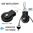 thumbnail image 6 of LAT and Lift Pulley System Gym, Upgraded DIY Fitness Pulley Cable Machine Attachment for Triceps Pull Downs, Biceps Curl, Forearm, Shoulder - Home Gym Exercise Pulley System Equipment, 6 of 8