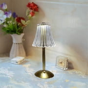 Cordless Table Lamps for Home,Table,Dining Room, Gold Rechargeable Lamps, USB Charge 11.2 Tall LED Brass Portable Outdoor Indoor Table Lamp