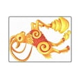 thumbnail image 3 of CADecor Sheep Cartoon Fleece Throw Blanket 58x80 inches, 3 of 3