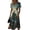 Navy, variant on Women's Halloween Dresses Castle Candy Short Sleeve Funny Dresses Pumpkin Bat V Neck Spooky Cute Midi Dresses, L