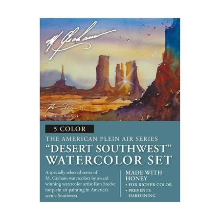 - M. Graham & Co. Desert Southwest 0.5 oz (15 ml) American Plein Air Series Artists' Watercolor 5 Color Set
