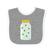 Inktastic Fireflies Summer Vacation Boys or Girls Baby Bib
