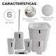 thumbnail image 3 of Kit de 6 Piezas para Baño | Juego de Accesorios para Baño Moderno | Conjunto de Accesorios de Plastico Para Baño | Set de 6 pzas para Baño, 3 of 5