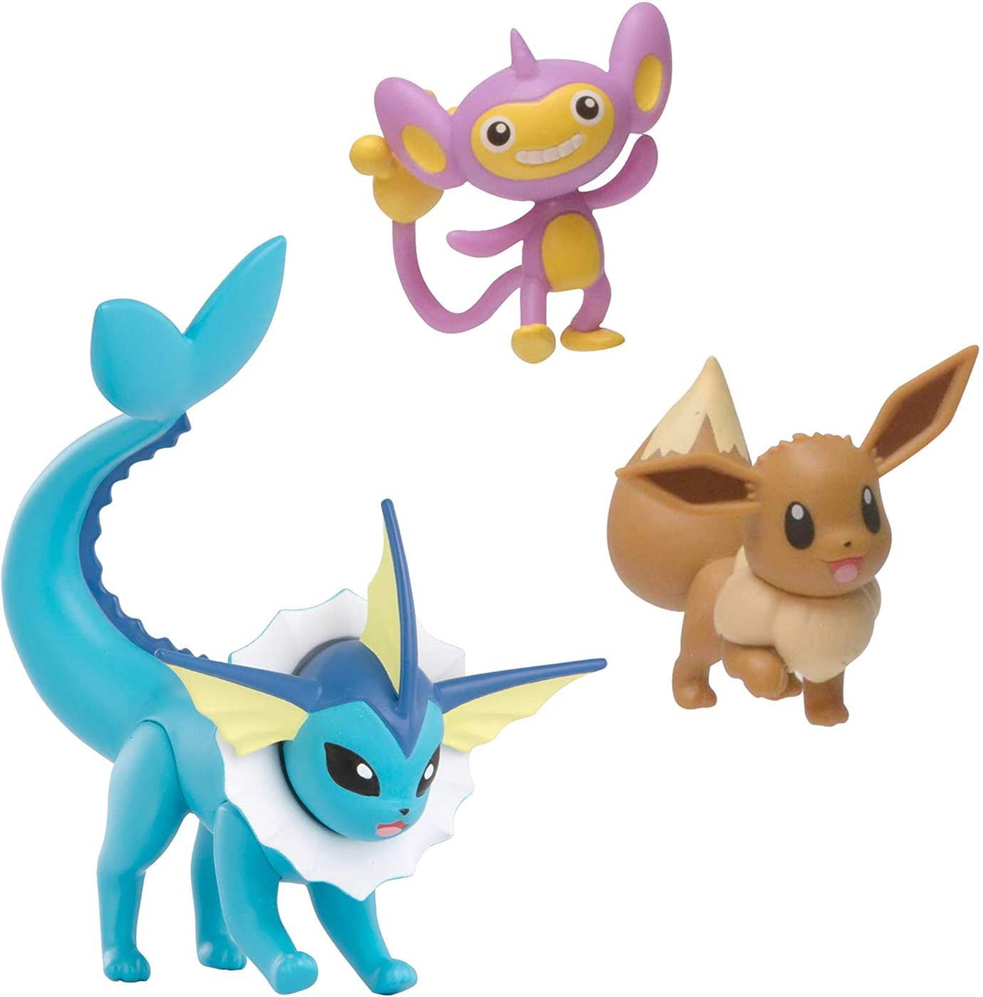 Pokémon Select Evolution Pack – Figuras De Eevee, Leafeon, Glaceon Y Sylveon De 5 Y 7,5 Cm Con Acabado Exclusivo