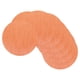 thumbnail image 1 of Uxcell 8Pcs Manteles, Manteles Redondos de 13.7 Pulgadas, Manteles Trenzados Antideslizantes Resistentes al Calor, Manteles Lavables para Mesa de Comedor con Superficie de Textura de Bambú, Naranja, 1 of 7