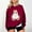 Red G, variant on Enjoytime Halloween Sweatshirts for Women Cute Spooky Printed Long Sleeved Shirt Casual Fashion Fall Pullover Tops