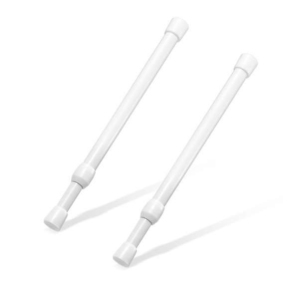 Riforla Tringle de Tension à Ressort Petite Tringle de Tension Diamètre Sans Perçage Extensible Tringles de Tension Courtes Tringles à Ressort Tringles de Tension pour Garde-Robe Armoire Suspendre Vêtements Textile de Maison Rangement A