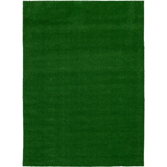 Earthkind 4'4"x6'10"Artificial Turf Basic Faux Grass Outdoor Area Rug