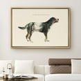 thumbnail image 2 of PixonSign Framed Canvas Print Wall Art Double Exposure Forest Dog Animals Wilderness Photography Modern Art Contemporary Colorful Multicolor for Living Room, Bedroom, Office - 16"x24" Natural, 2 of 5