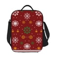 thumbnail image 7 of Bingfone Merry Christmas Reusable Insulated Lunch Bag Cooler For Work School Picnic Or Travel, 7 of 7