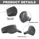 thumbnail image 3 of Gorra deportiva de verano, absorbente del sudor, transpirable, con protección solar, de secado rápido, gorra con parte superior vacía, gorras con diadema para hombre y mujer, 3 of 5