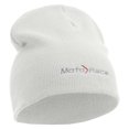 thumbnail image 4 of Moto Race Embroidered 8 Inch Short Beanie - White OSFM, 4 of 5