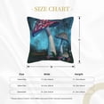thumbnail image 4 of Bingfone Decorative Pillow Covers 18"X18" Fantasy Mushrooms Couch Pillow Cases Modern Farmhouse Covers For Couch Sofa Bed, 4 of 9