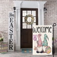 thumbnail image 2 of Easter Egg Gnome Garden Flag 12.5x18 Double Sided for Outside Cute Bunny Colorful Welcome Spring Yard flag Outdoor Easter Farmhouse Porch Decor 12-12, 2 of 6