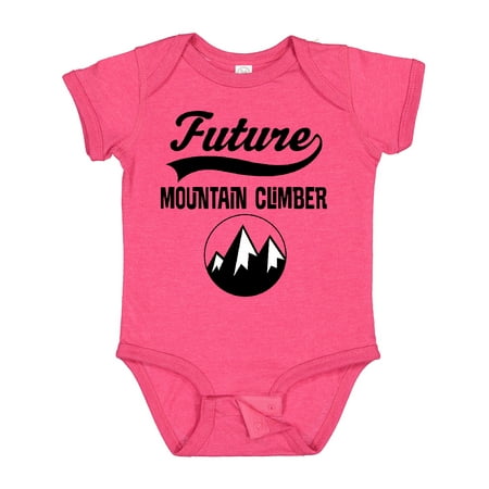 

Inktastic Mountain Climbing Gift Future Climber Gift Baby Boy or Baby Girl Bodysuit