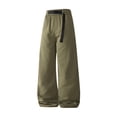 thumbnail image 3 of StSilkitty Mens Casual Pants Elastic Waist Baggy Wide Leg Pants Lightweight Soft Breathable Trousers with Pockets, 3 of 9