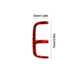 thumbnail image 3 of Real Bright Soft Car Interior Carbon Fiber Sticker DecorationRed Carbon Fiber Interior Driver Door Button Cover For Hyundai AzeraAuto Car Protection Interior Accessories, 3 of 8