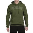 thumbnail image 2 of Wild Bobby PAWPAW Varsity Letters Unisex Hoodie Sweatshirt, 2 of 6
