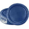thumbnail image 1 of 50Pcs Navy Blue Paper Plates - 9\u201d Blue Round Dinner Plates for Valentines,Tea Party, Baby Shower, Birthday, Wedding, Graduation Party Decorations, 1 of 7
