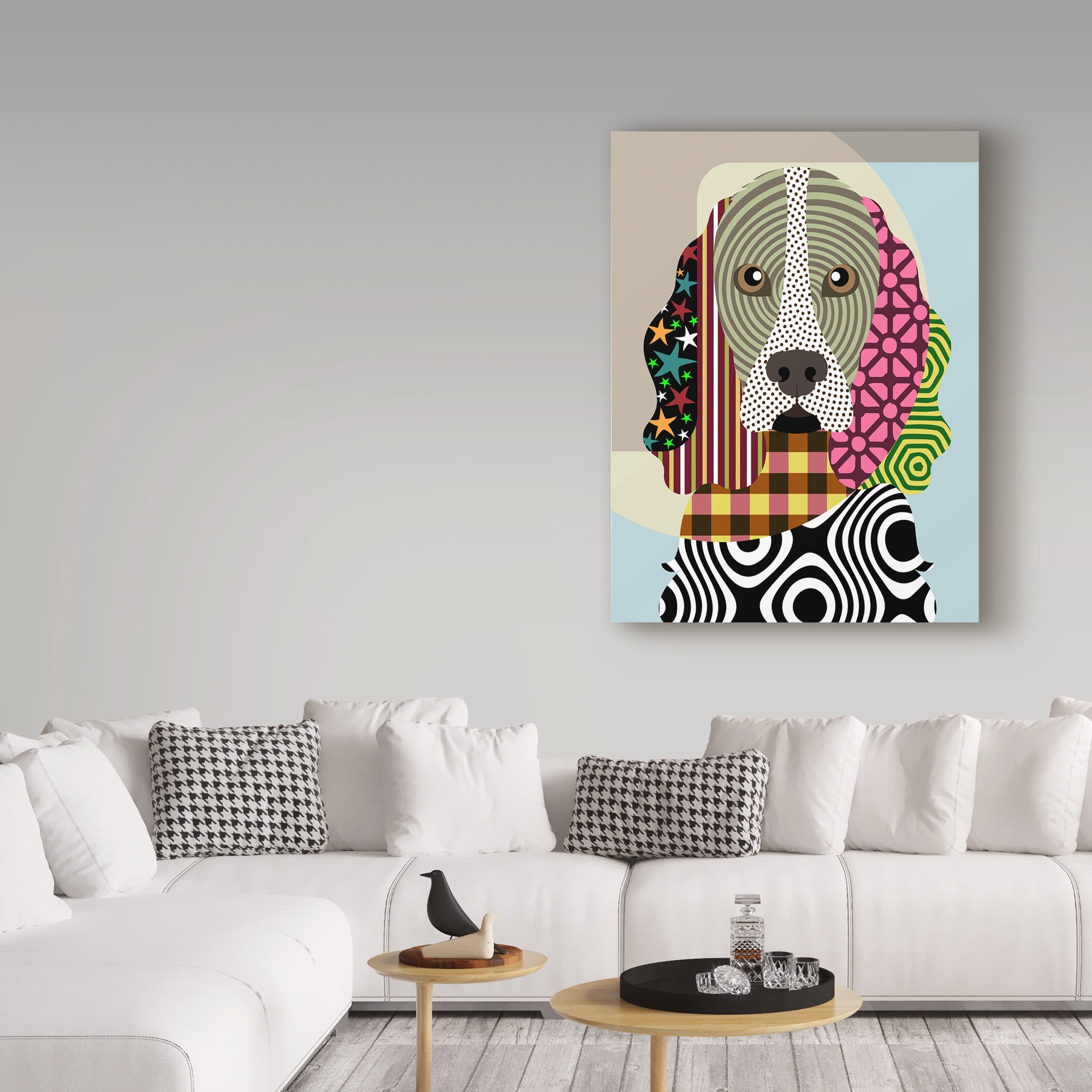 Trademark Fine Art 'Cocker Spaniel Dog' Canvas Art by Lanre Adefioye