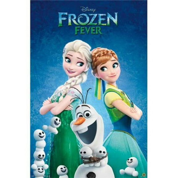 Posterazzi Frozen Fever - One Sheet Poster Print - 24 x 36 in.