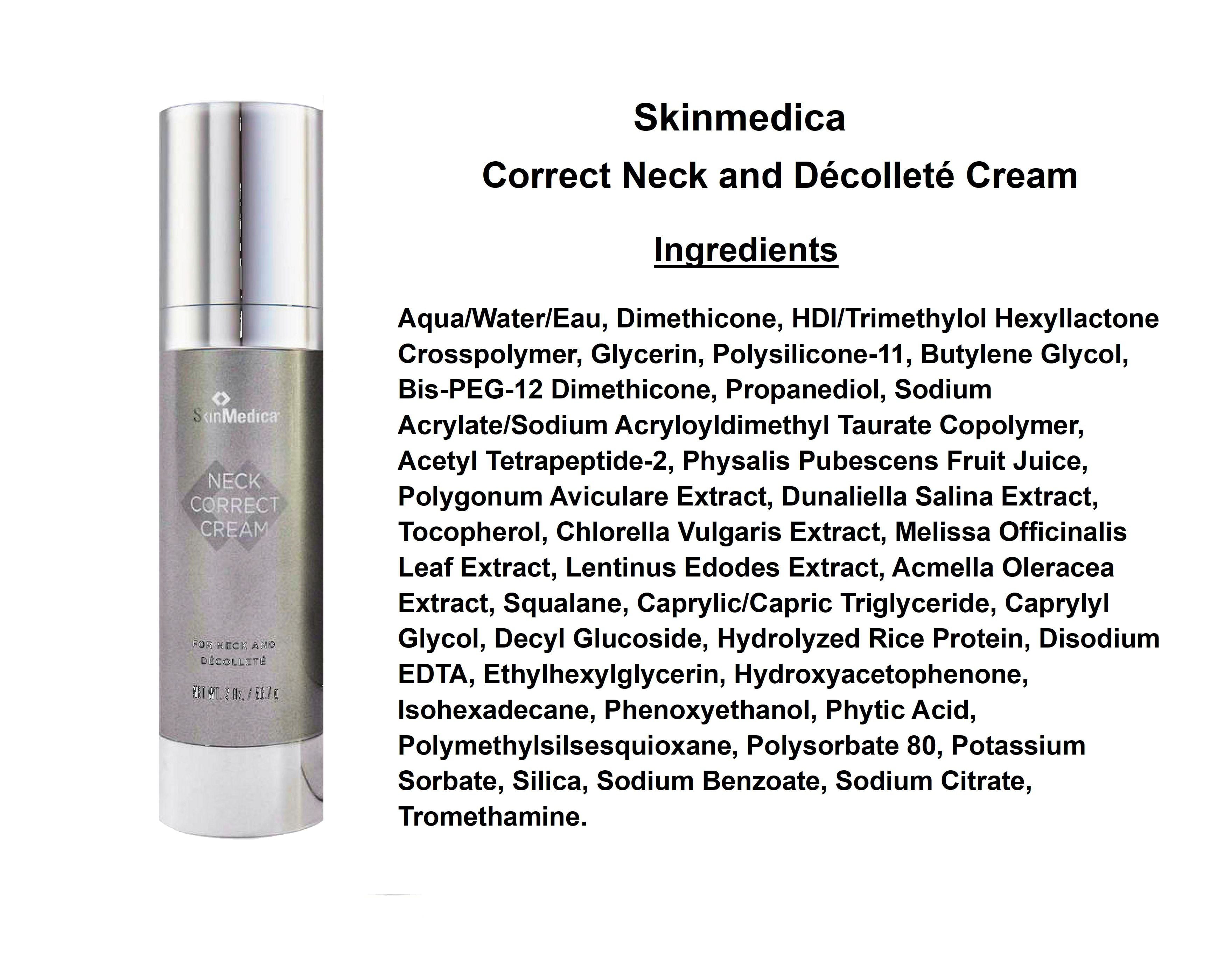 Skin Medica Neck Correct Cream - For Neck and Decollete 56.7g/2oz