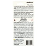 (2 pack) Permatex Black Silicone Adhesive Sealant - 75150
