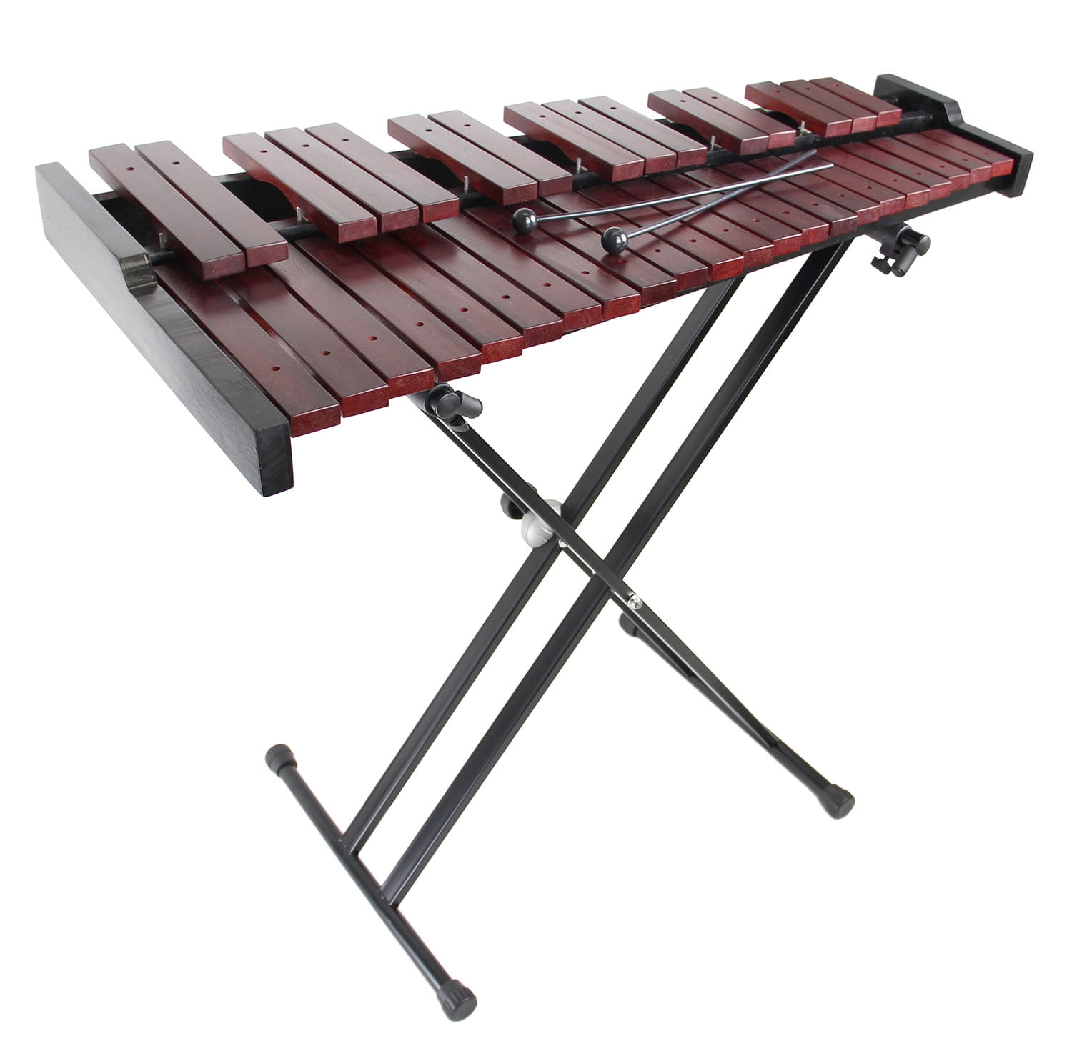 Gearlux 37Key Wooden Xylophone with Mallets, Stand, and Gig Bag