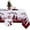 Elk Snowflak, variant on Christmas Tablecloth, Elk Snowflake Merry Christmas Table Cloth, Red Black Buffalo Plaid Xmas Waterproof Tablecloths, Spill-Proof Table Cover for Dining Winter Party & Holidays, Rectangle, 60" x 84"