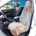 thumbnail image 3 of POLERO Marble Design Terry Cloth Car Seat Cover Sweating, Suitable for Seat Protector Van Truck Seat, Car Seat Towel Cover for Vans Cars, 3 of 7