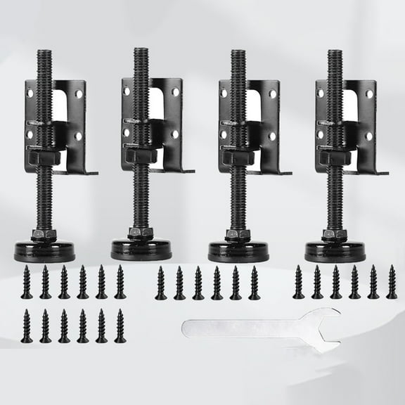 4 Pack Heavy Duty Leveling Feet for Furniture Legs Adjustable Leveling Feet Leveler