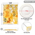 thumbnail image 3 of WOBOGO Acrylic Serving Trays 15.7x11.8 Inch Spill Proof Clear Decorative Organizer with Handle Orange Butterfly, 3 of 7