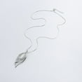 thumbnail image 6 of UDIYO Fashion Women Opal Leaf Long Chain Hollow Wedding Party Sweater Necklace, 6 of 6