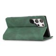 thumbnail image 6 of Allytech Magnetic Case for Samsung Galaxy S24 Ultra, [3 Card Slots] [1 Cash Slots] Slim PU Leather Shockproof Camera Lens Protection Kickstand Magnetic Closure Luxury Case for Women Men - Green, 6 of 7