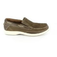 thumbnail image 3 of Mens Florsheim Lakeside Slip On Boat Shoe Brown Leather Suede Loafer 13158-200, 3 of 7