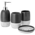 thumbnail image 1 of Accesorios de baño Sweet Home Collection Marbelized Set de 4 piezas, 1 of 3