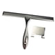 thumbnail image 4 of 1 escobilla de goma para ventanas de acero inoxidable, para limpieza de espejos de baño y ventanas, con 1 gancho., 4 of 6