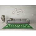 thumbnail image 3 of Ahgly Company Indoor Round Persian Emerald Green Traditional Area Rugs, 3' Round, 3 of 4