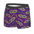 thumbnail image 5 of Goofa Carnival Masks and Beads Printed Men's Boxer Briefs Underwear, Moisture-Wicking Underwear, Trunk,Soft and Breathable Cotton Underwear-X-Large, 5 of 9