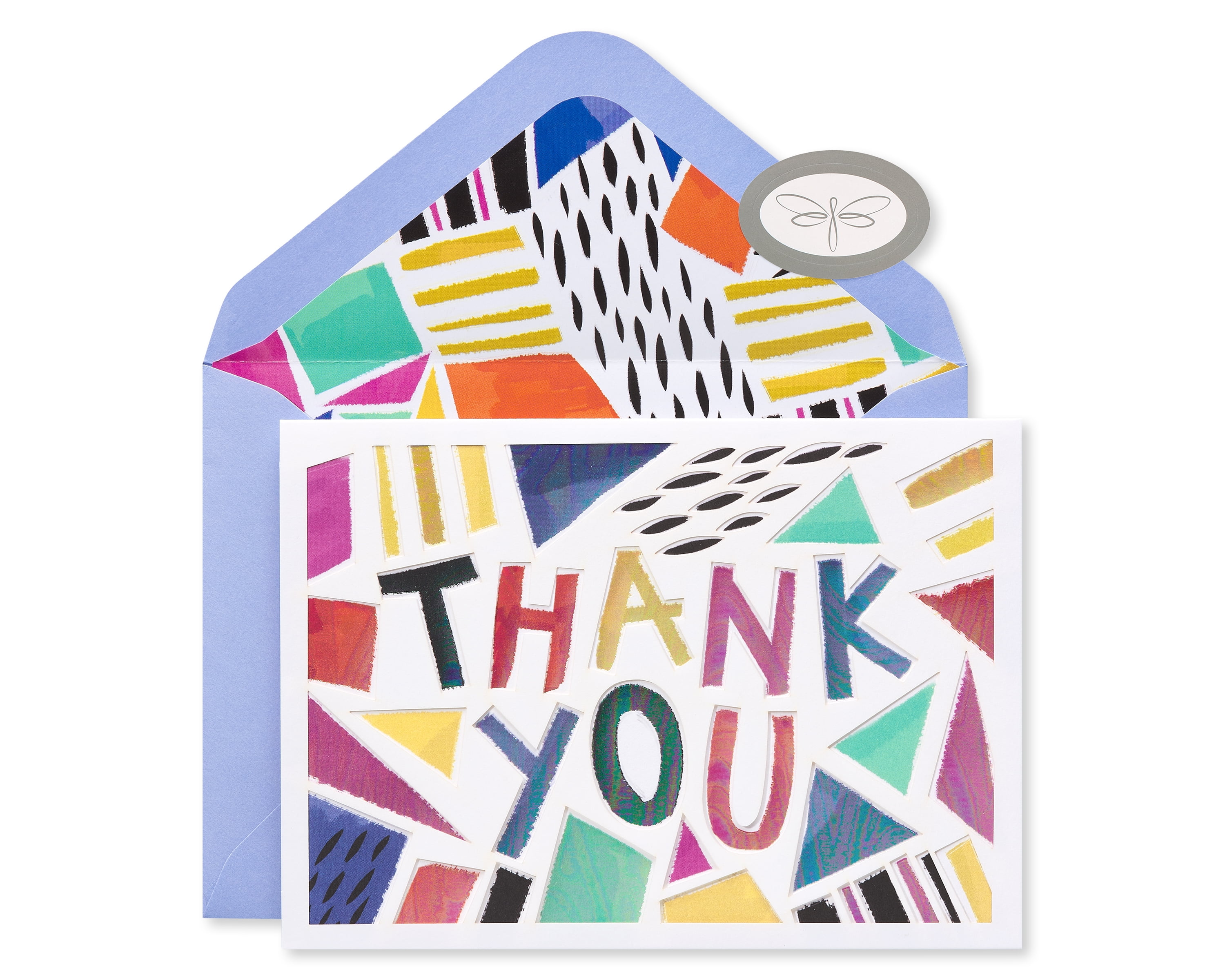 Papersong Premium Thank You Card (Geometric)