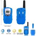 thumbnail image 4 of Walkie Talkie 2 para niños Adecuado para niños y niñas de 3 a 12 años Radio bidireccional con 3 millas BLUCH BLUE Regalo de Navidad B, 4 of 5