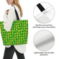 thumbnail image 3 of Fotbe Corn 4 Bolsa Tote Estética de Lona con Estampado para Mujer - Bolsa Reutilizable de Hombro Casual para Vacaciones, Compras, Trabajo y Gimnasio, 3 of 8